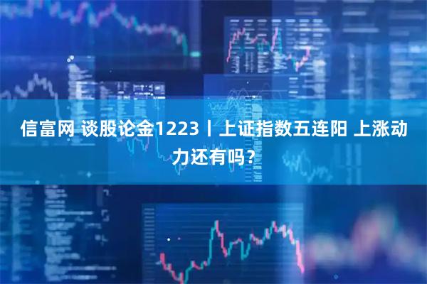 信富网 谈股论金1223丨上证指数五连阳 上涨动力还有吗？