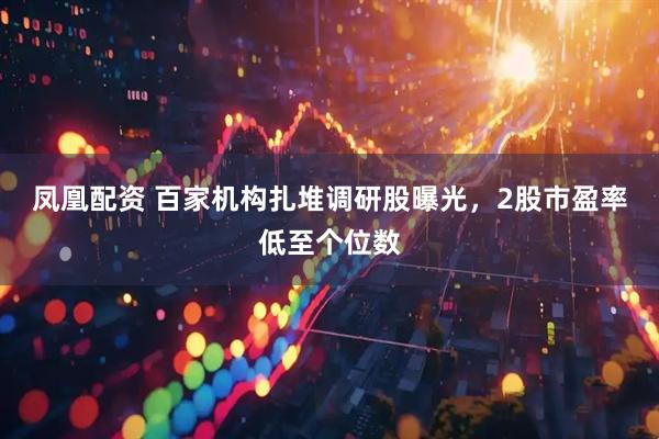 凤凰配资 百家机构扎堆调研股曝光,2股市盈率低至个位数